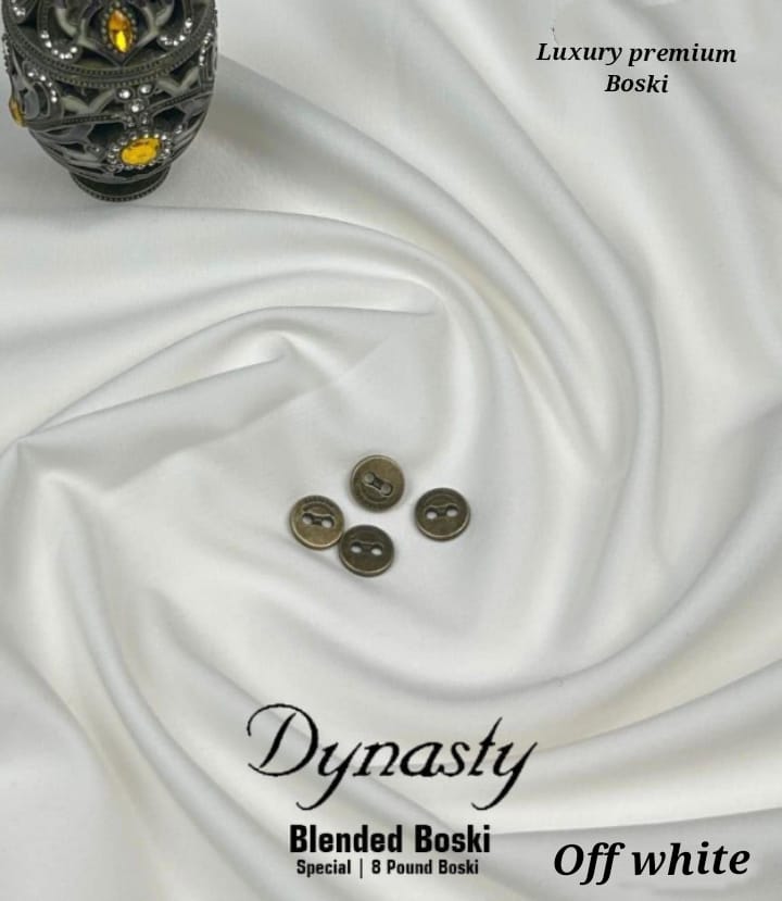 Dynasty Blended Boski – Luxury Premium Off White Fabric 🤍 | 8 Pound Special Boski