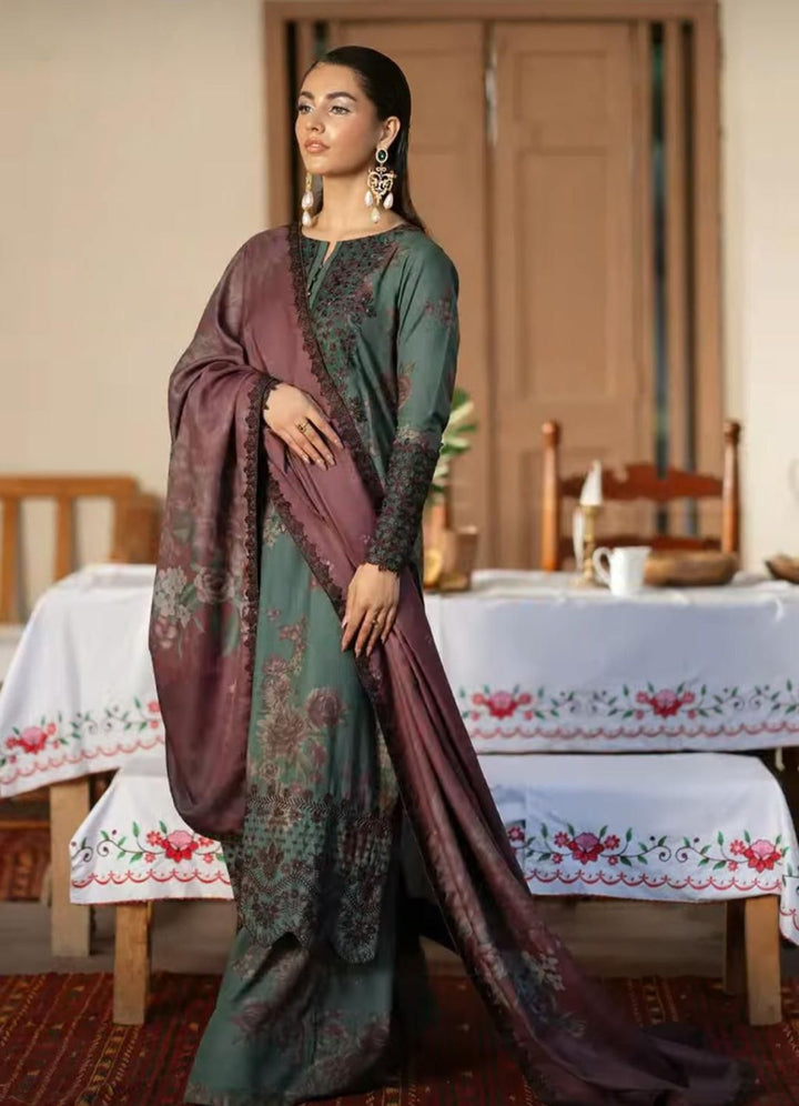 Aneela's Lawn Collection – 3 Piece Embroidered Lawn Suit with Fancy Dupatta