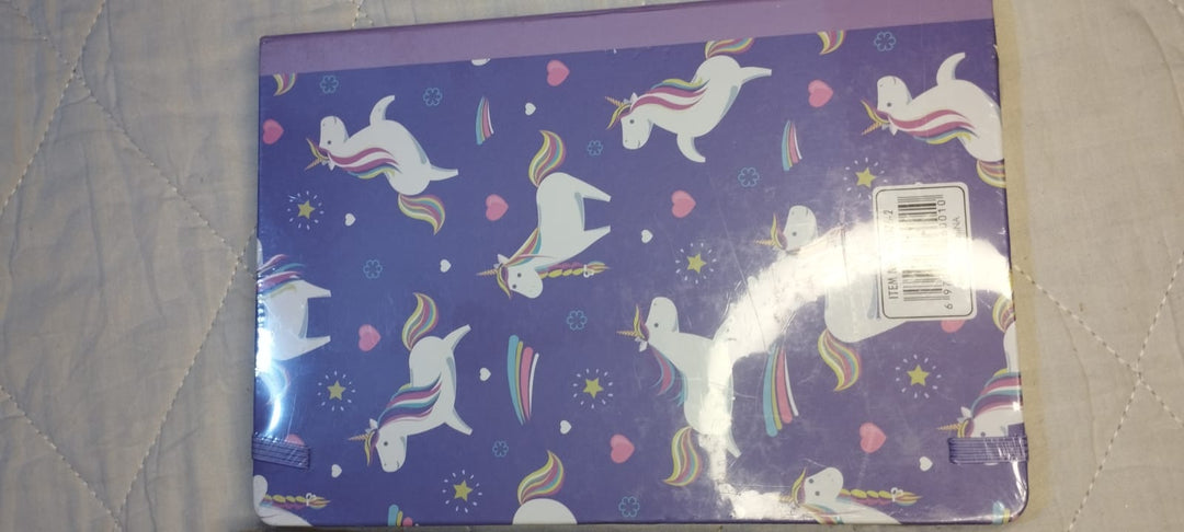 Unicorn A4 Expanding File Folder | Cute Document Organizer with Elastic Closure for Kids & Students