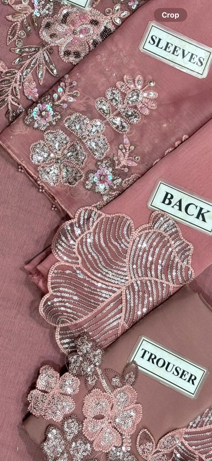 IZNIK Luxury Chiffon Embroidered Unstitched Suit with Organza Dupatta & Malai Trouser – Dusty Mauve | Women's Formal Wear