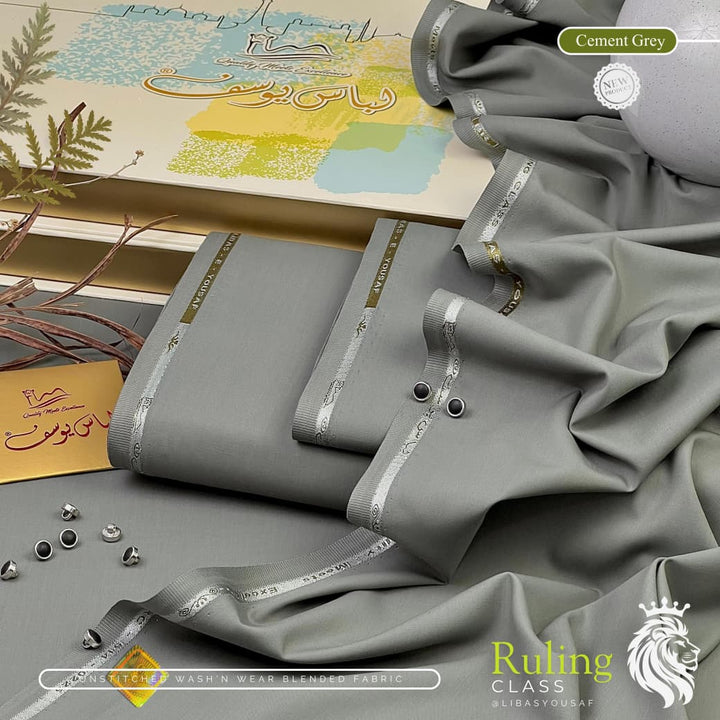 Libas-E-Yousaf | Luxury Men’s Wash & Wear Fabric ✨ | All Season Unstitched
