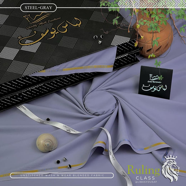 Libas-E-Yousaf | Luxury Men’s Wash & Wear Fabric ✨ | All Season Unstitched