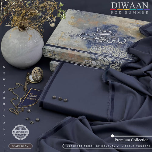 DIWAAN For Summer – Majestics Premium White Fabric | Libas-e-Yousaf New Arrival