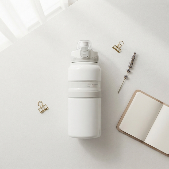 🥤 Premium Insulated Sports Water Bottle | Leakproof Flip-Top Stainless Steel Bottle