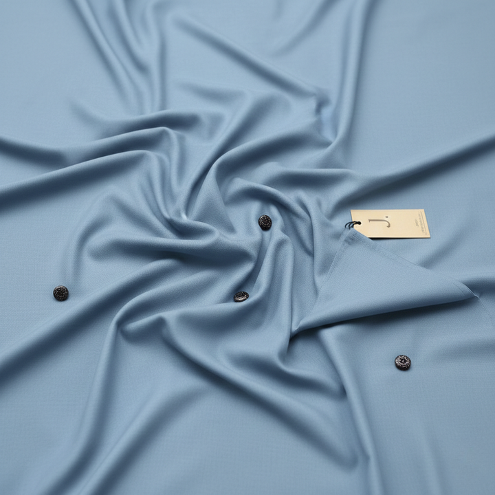 J. Men's Light Blue Wash & Wear Suit – Stylish & Comfortable
