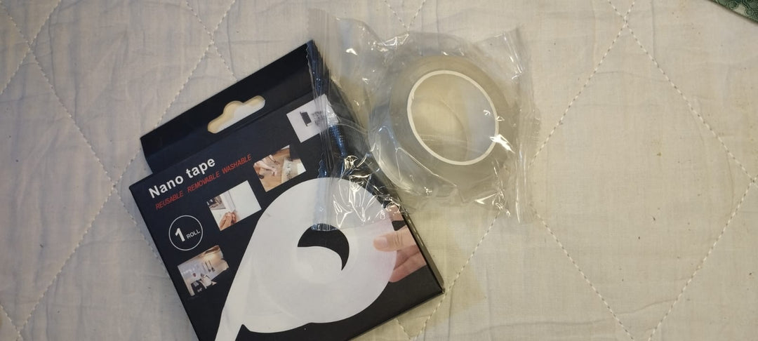 Nano Tape Reusable Double Sided Tape | Super Adhesion | Washable Removable Traceless | Invisible Strong Grip Tape
