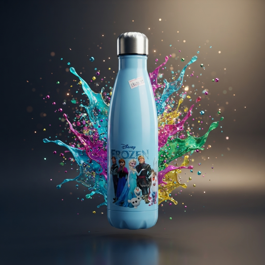 🧊 Disney Frozen Stainless Steel Insulated Water Bottle for Kids | Leakproof Vacuum Flask
