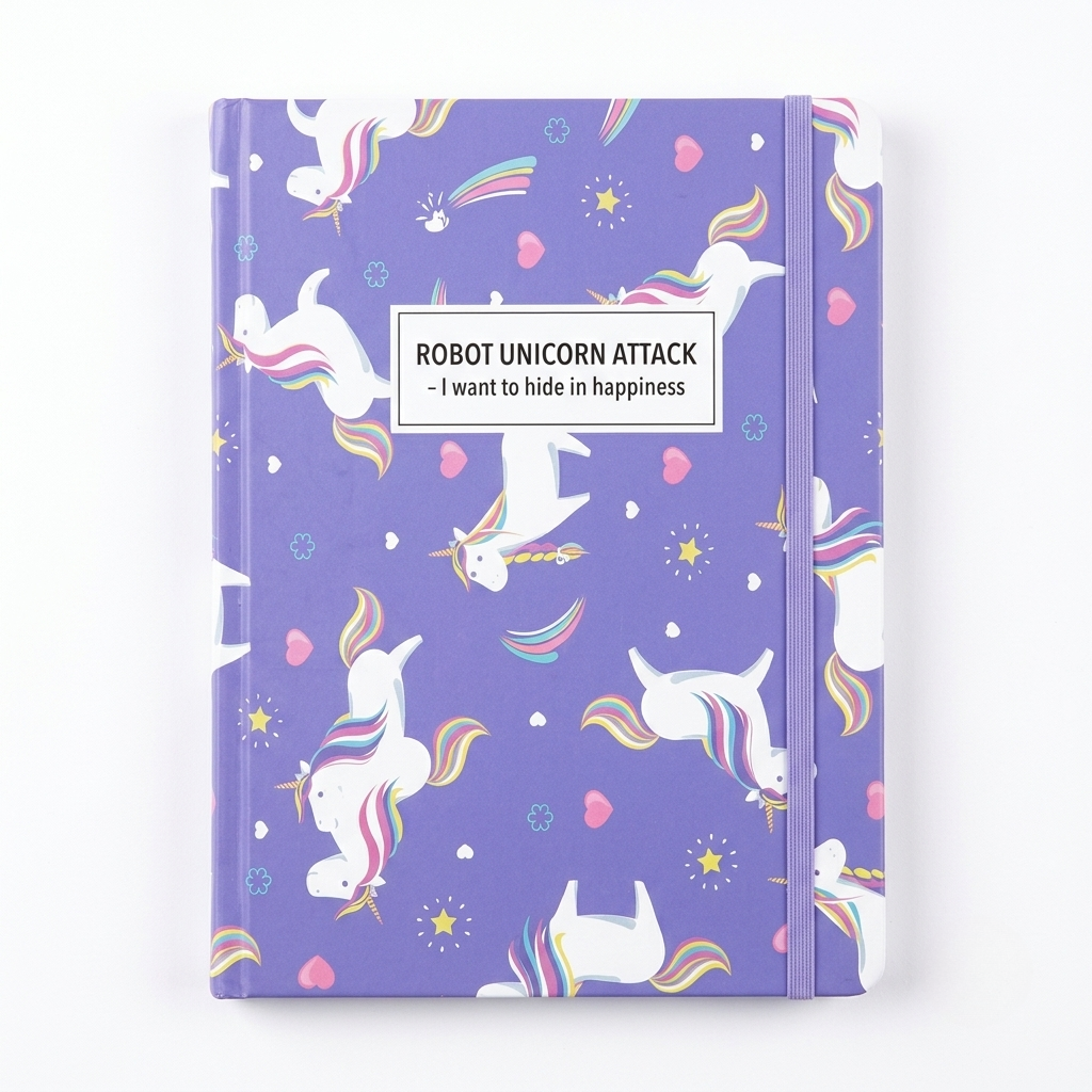 Unicorn A4 Expanding File Folder | Cute Document Organizer with Elastic Closure for Kids & Students