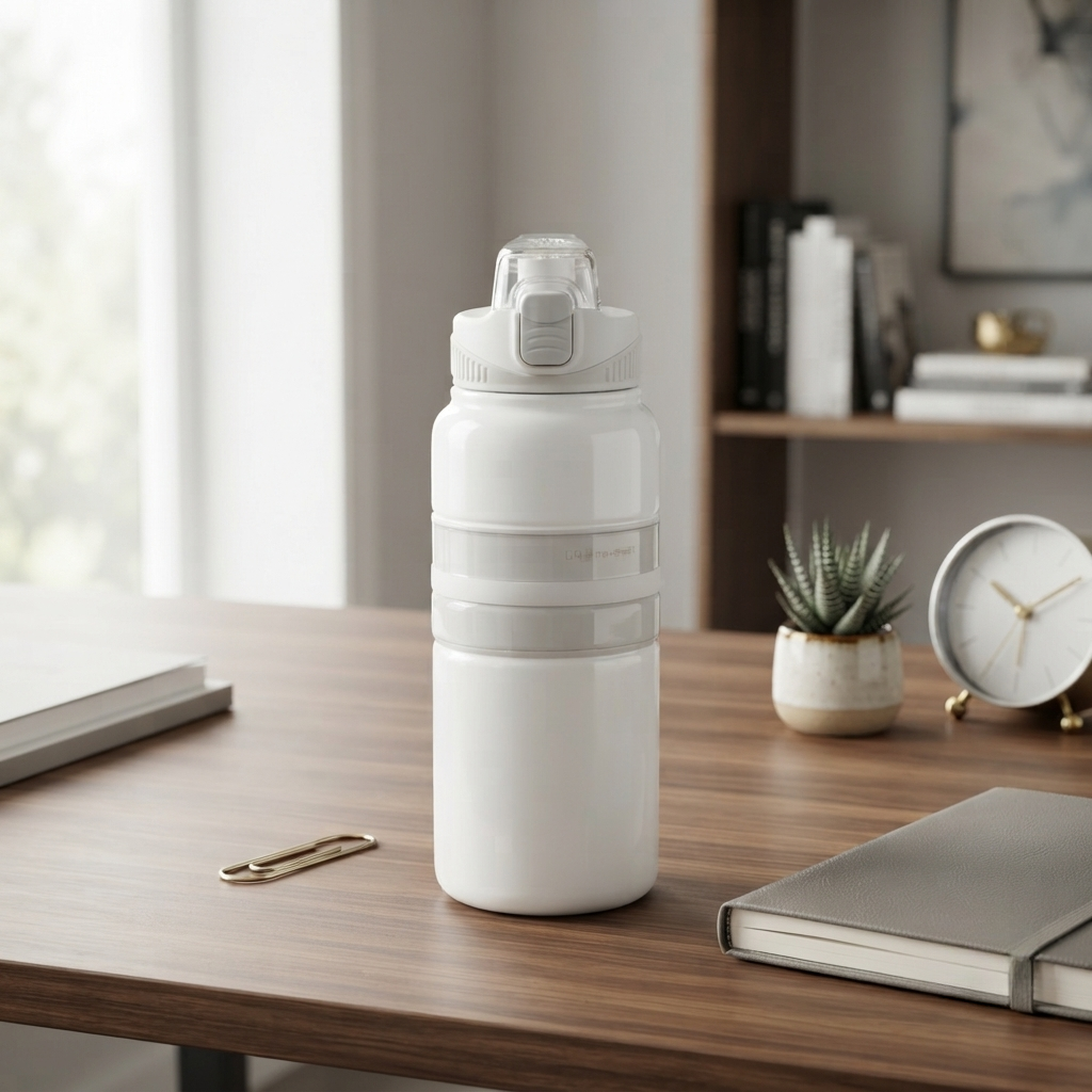 🥤 Premium Insulated Sports Water Bottle | Leakproof Flip-Top Stainless Steel Bottle