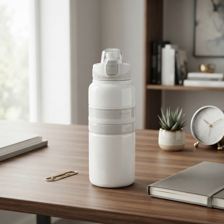 🥤 Premium Insulated Sports Water Bottle | Leakproof Flip-Top Stainless Steel Bottle