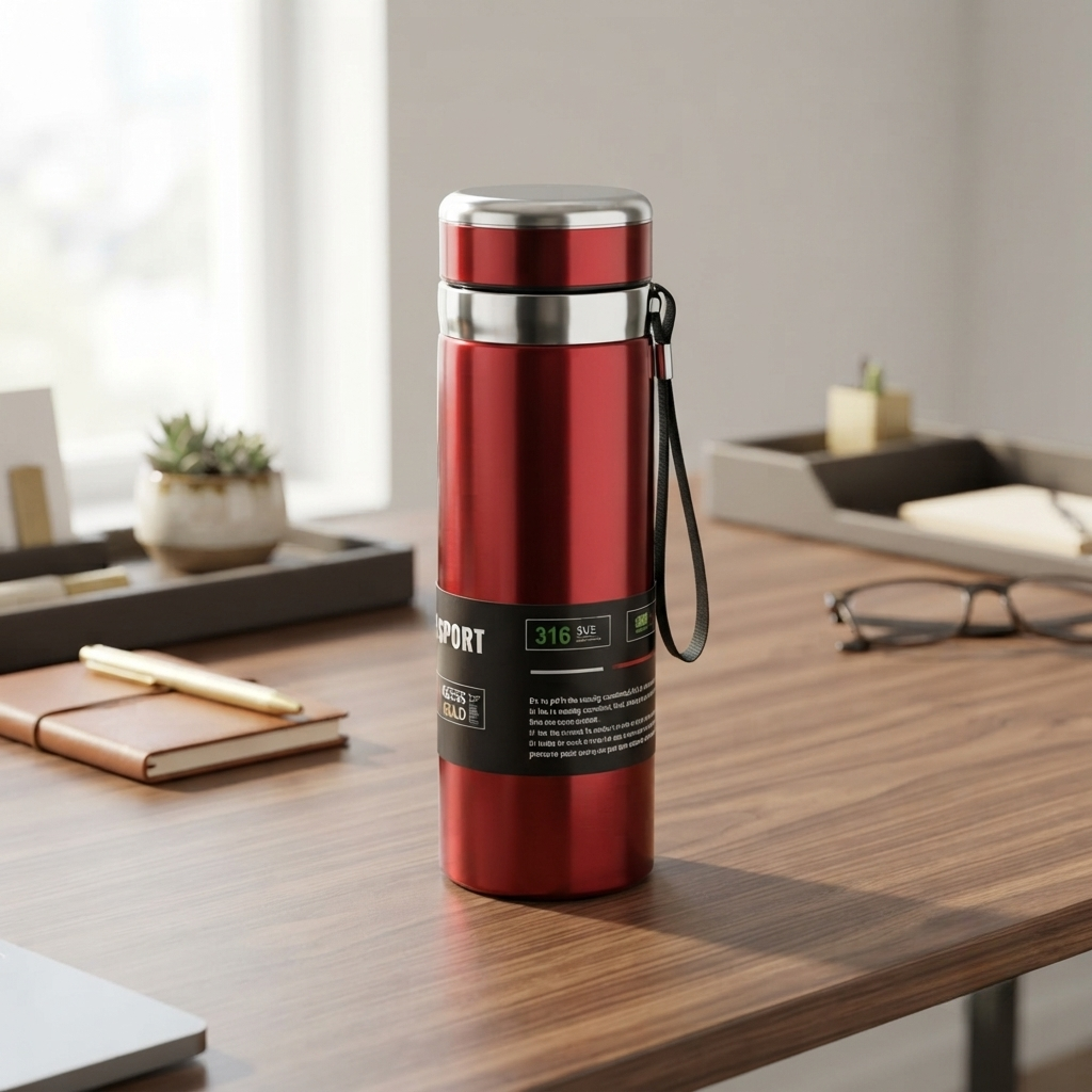 🥤 Premium Stainless Steel Vacuum Flask | Double Wall Insulated Sports Bottle