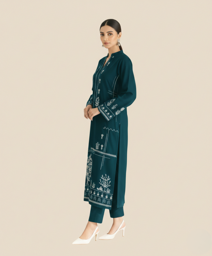 LAAM Zinc Embroidered 2 PC Ladies Lawn Suit – Elegant Summer Wear