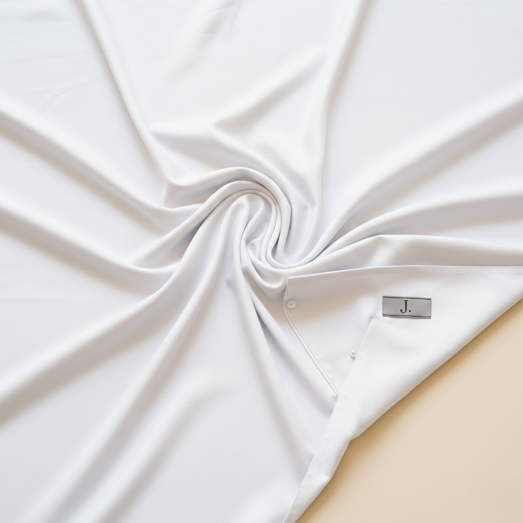 J. Men's White Wash & Wear Suit – Stylish & Comfortable
