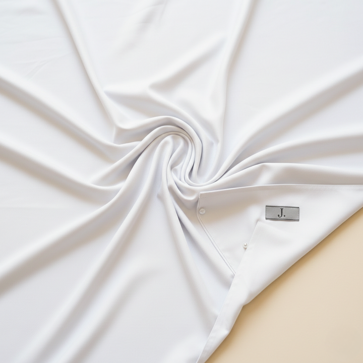 J. Men's White Wash & Wear Suit – Stylish & Comfortable