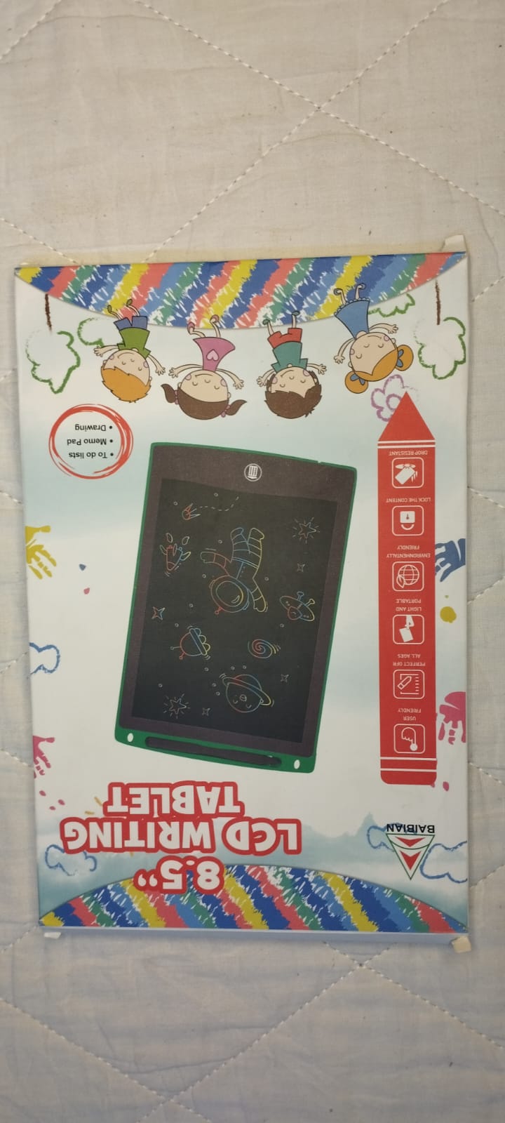 Colorful LCD Writing & Drawing Tablet – Perfect for Kids 8.5 Inches
