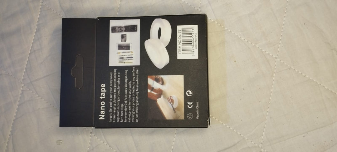 Nano Tape Reusable Double Sided Tape | Super Adhesion | Washable Removable Traceless | Invisible Strong Grip Tape