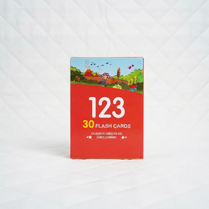 123 Number Learning Flash Cards for Kids – 30 Educational Counting Cards for Early Learning & Preschool