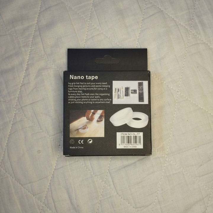 Nano Tape Reusable Double Sided Tape | Super Adhesion | Washable Removable Traceless | Invisible Strong Grip Tape