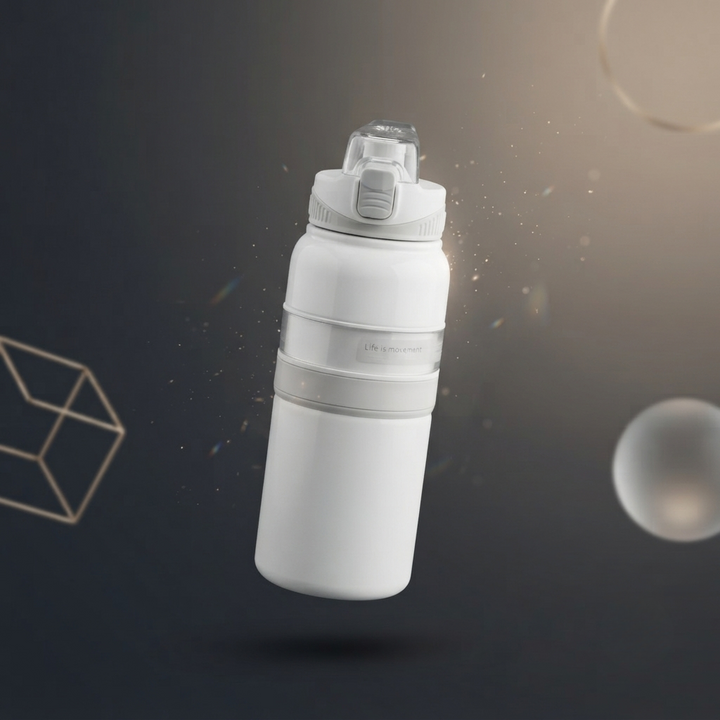 🥤 Premium Insulated Sports Water Bottle | Leakproof Flip-Top Stainless Steel Bottle