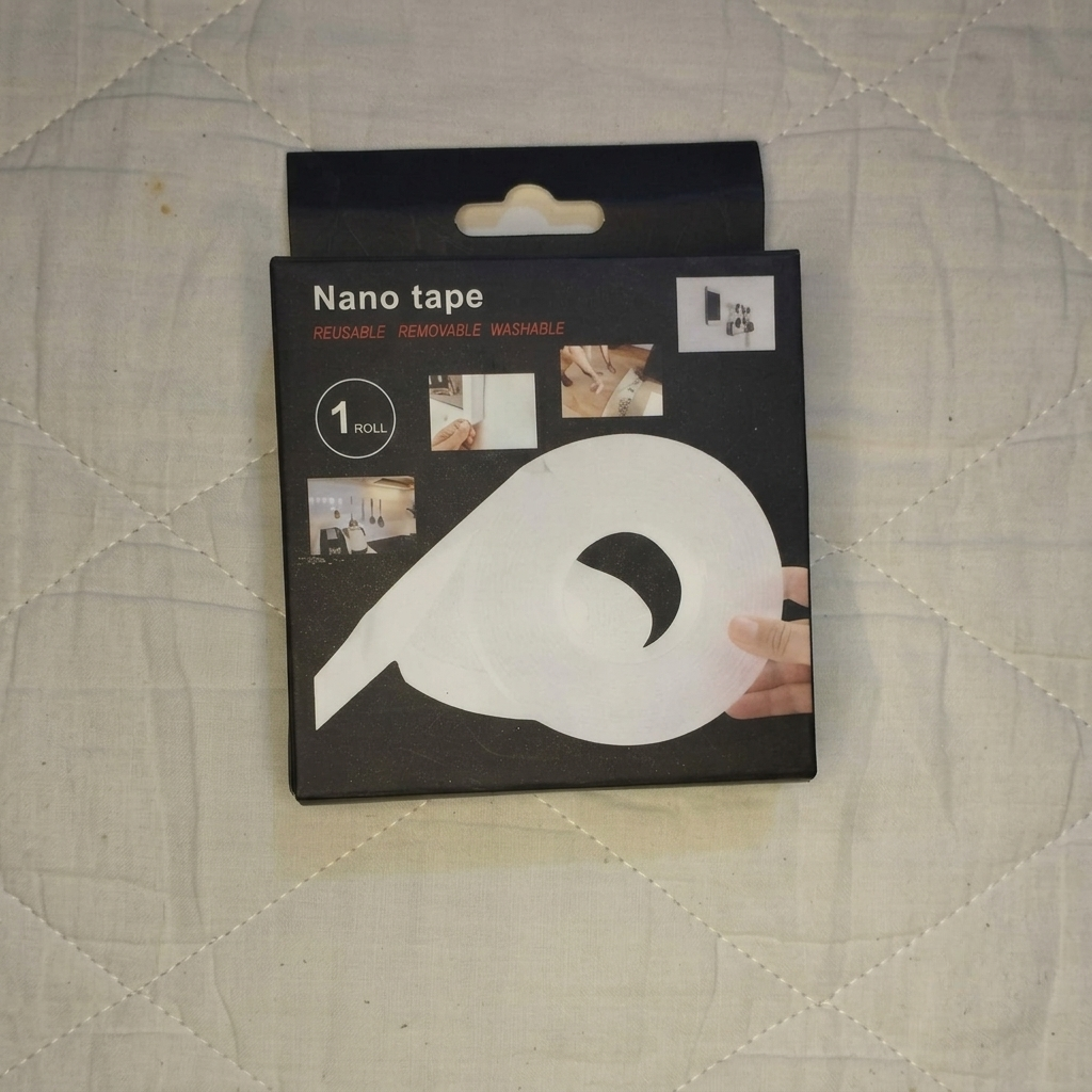 Nano Tape Reusable Double Sided Tape | Super Adhesion | Washable Removable Traceless | Invisible Strong Grip Tape