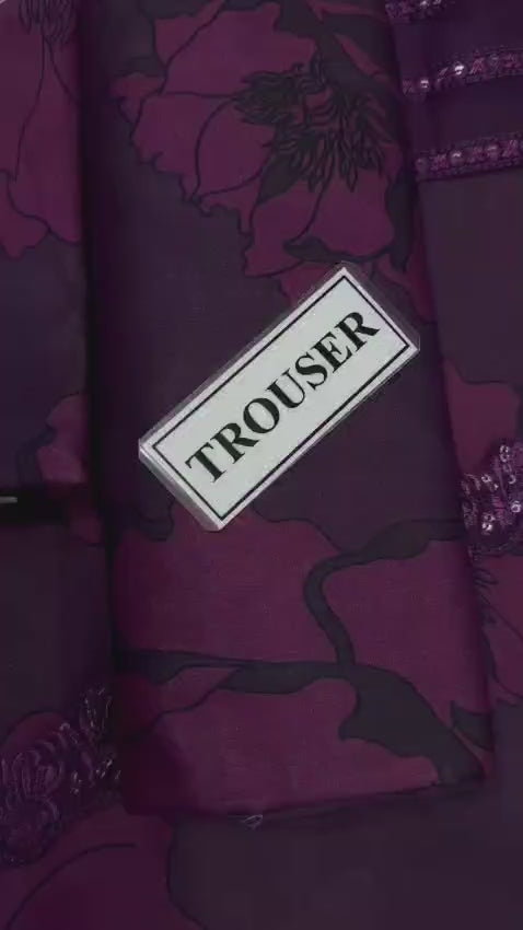 ✨ BRAND…IZNIK Unstitch Replica | Digital Lawn Embroidery Suit 🌸 + Silk Dupatta 💛