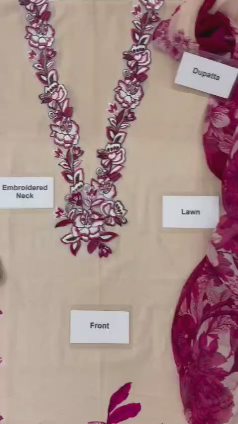 🌸 Adan Libas ADL-09 | Lawn & Chiffon Suit ✨ Al Nisa Embroidery Collection 🌿