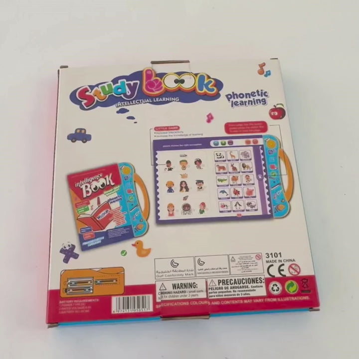 Intelligence Learning Book for Kids | Interactive Letters, Numbers & Sounds for Toddlers