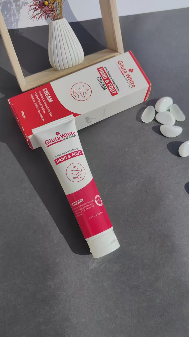 Gluta White Hand & Foot Whitening Cream 100ml | Best Whitening, Moisturizing & Brightening