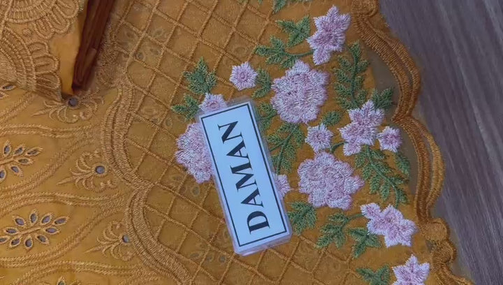 Chikankari Luxury Collection 🌸 | Embroidered Sleeves & Chiffon Dupatta