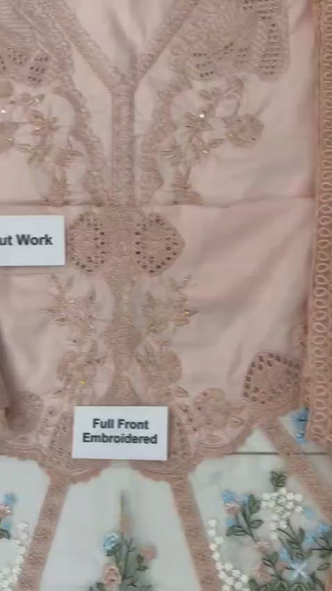 👑 Beyond The Garden Designer Chikankari Embroidered Unstitched Suit 👑