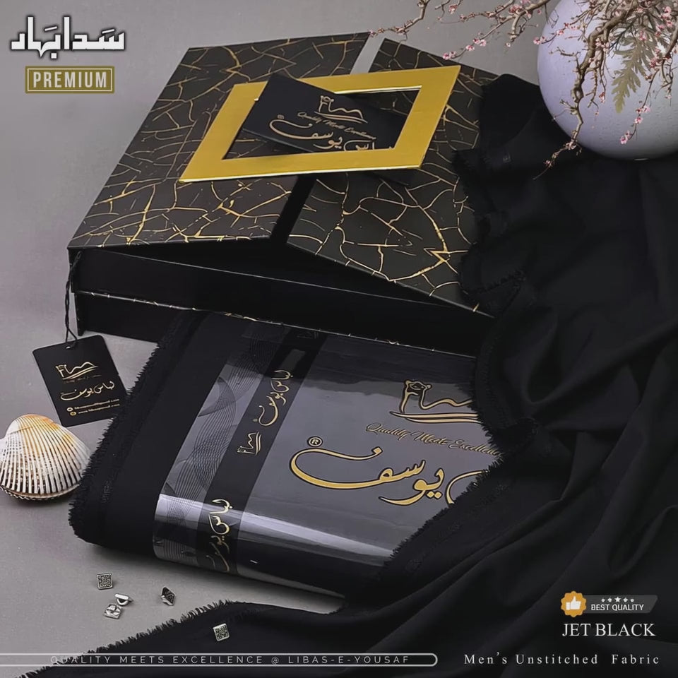 Elite Class Couple Bundle | Premium Black Shalwar Kameez for Him & Embroidered Luxury Suit for Her | Limited Time Sale