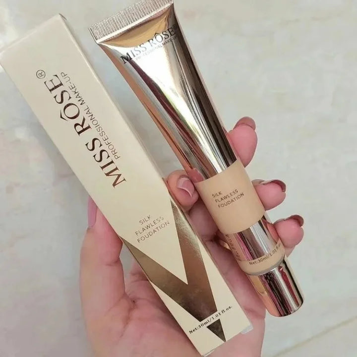 Fair | Miss Rose Silk Flawless Foundation | Long-Lasting Lightweight Liquid Foundation with Natural Radiant Finish