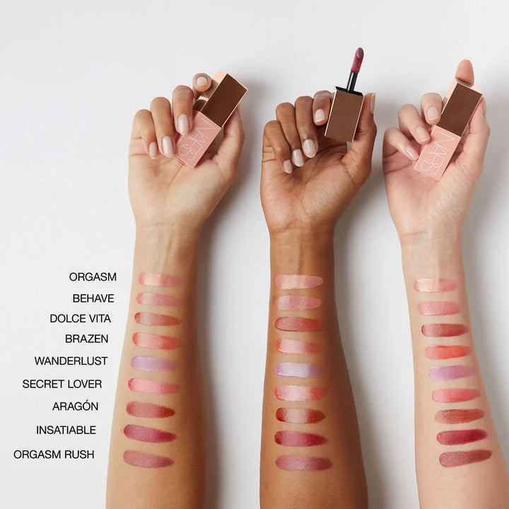 Brazen | NARS Afterglow Liquid Blush 7ml Buildable Hydrating Blush with Sodium Hyaluronate and Vegan Protein
