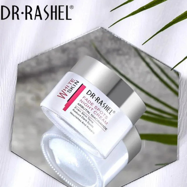 Dr. Rashel White Skin Fade Spots NIGHT Cream | Brightening & Hydrating Night Formula with Arbutin & Niacinamide | Imported